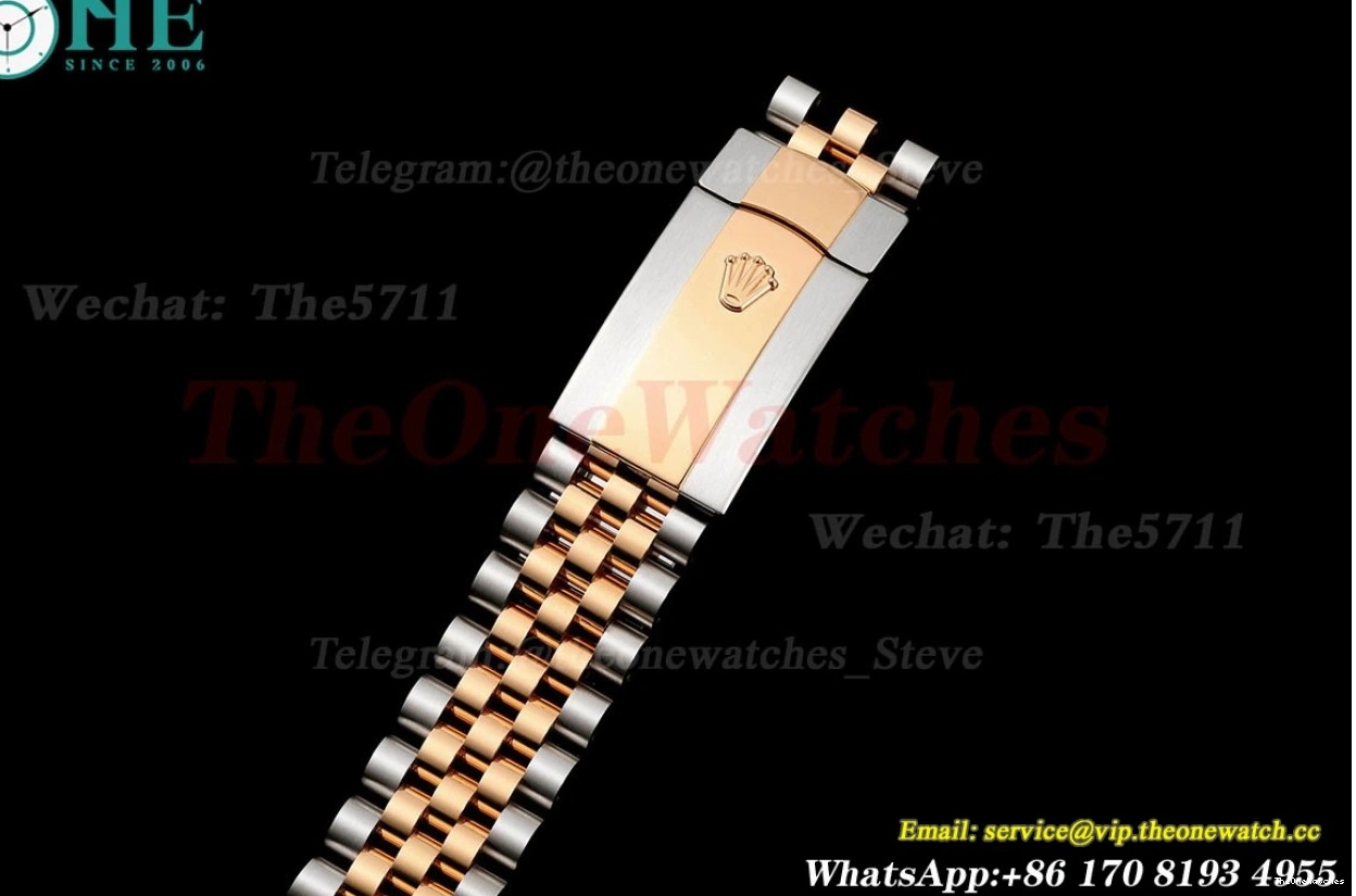 EWEF 41mm Datejust RG Dia Jub A3235 SS 126331 Brown 1224